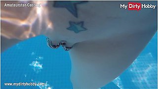 Busty Teen Gangbanged By Old Guys At The Pool