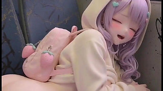 Shy Kawaii Hentai Girl, Alone on Bus