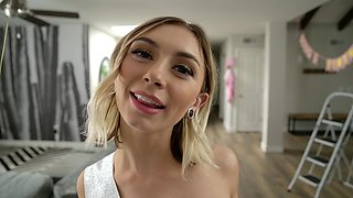 Blondie Chloe & Nathan's wild ride: Blowjobs galore