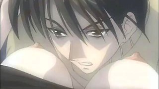 Cum covered japanese anime slut in fuck session gets banged