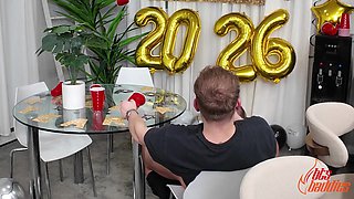 Hot Blonde Makes A Holiday Sex Tape Bts - Chloe Rose