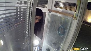 Policeman visits porn star Jasmine Jae and lives out his sexual desire - fake cop