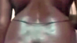 Desi Tamil Wife Renu Oiled Big Black Ass Massage by Landlord & Red Bikini Tease! Indianhotwifex
