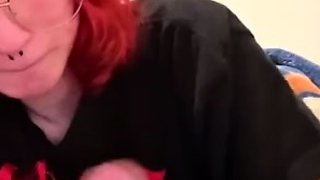 Redhead Dino Nuggiess Blowjob With Deepthroat POV