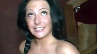 Hot bukkake party with teen Bella and Sunny Sun in the swinger club