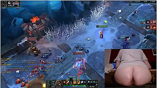 Gamer Girl And Deutsche Amateure - Fucking My Ass With A Banana Toy When Im Dead League Of Legends #18 Luna