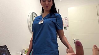 Busty stepmom was about to massage him, when thing got heated POV