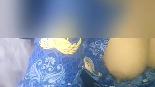 Amateur Footage of a Beautiful Civil Servant Stepmother with an Office Driver in a Warehouse