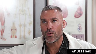 Dominant MILF Cherry Kiss Shames Husband by Pounding Her Doctor in Hardcore Cuckold Humiliation Session