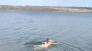 I spent the whole weekend swimming