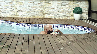 MILF Seduces Businessman at Door - Blowjob Leads to Intense Fucking and Cumshot