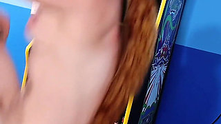 Barely Legal Nerdy Gamer Girl Fucked in the Arcade