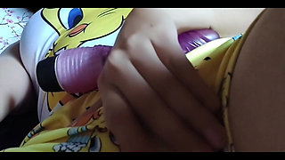 Girl Gets Fucked by Her Dildo