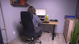 Office Tease Turned Into Split Pants Disaster