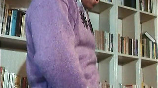 Vintage outdoor fuck with a dude and indoor fuck in the library
