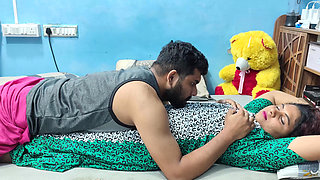 Mallu wife pussy rub and kissing with boobs press and kiss romance by husband