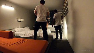 Amateur interracial web cam couple having a live sex show