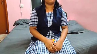 Innocent Indian Stepsister Shraddha Pandey Learns Rubik's Cube with a Dirty Promise