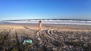 Chubby Brunette Big Boobs Dildo Masturbation