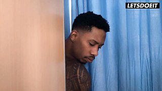 Tempting Jesus and Lya's sloppy blowjob video