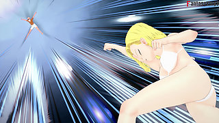 Kame Roshi offers help to Android 18 in exchange for a favor - Dragon Ball Zex Series