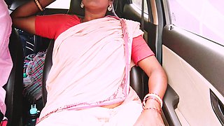 Indian House Maid Car Sex with House Woner in Jingle Road. Telugu Dirty Talks.