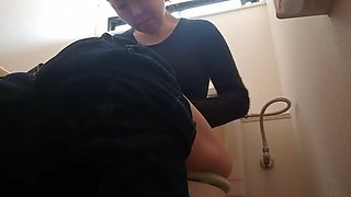 Japanese MILF Mayumi Kanzaki Solo Pee Fetish Toilet Pissing at Home