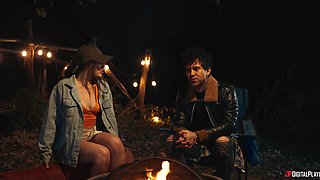 Aubree Valentine's Wild Threesome Passion Explodes in Cheerleader Heat