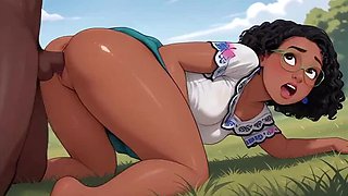 Mirabel Madrigal AI Porn 3D Hentai Big Boobs Interracial Sex