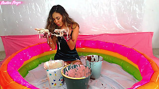 Wam!!! Anal Punishment with Slime and Brownie Dough