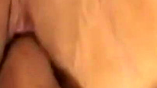 Brunette Babe Deepthroats Throbbing Cock and Swallows Dripping Cum