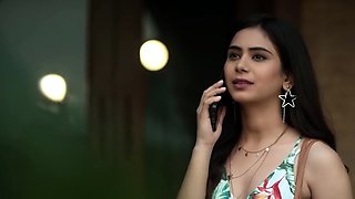 Indian pair celebrating their anniversary inside bedroom