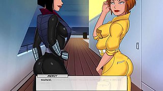 Wild facefuck adventure in something unlimited with big boob superheroines