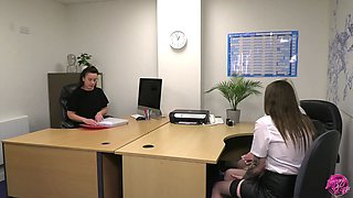 Lacey Starr - office lesbain threeway