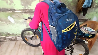 On the pretext of going to college, she reached her boyfriend's room to!