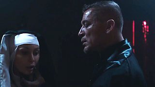 Kyoko and Steve Q's nuns action by Freeze