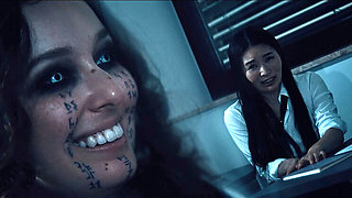 Monster Hentai Lesbian Bondage - Tiffany & Rikako Dominated by Leana in School Nightmare