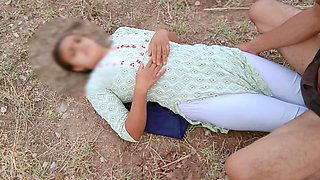 Desi Village Gril Tight Pussy Fuck, Small Pussy Big Dick Fuck in Jungle,xxx Video
