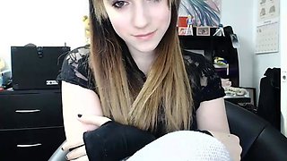 Sexy teen ebony solo toy masturbation