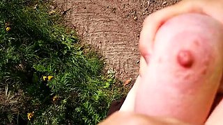 Bouncy Tits Outdoor Slapping & Public Sex Punishment