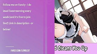 Your Tsundere Maid Cleans You Up - Erotic Audio Roleplay