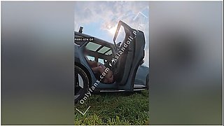 Sex At The Beach Front With Car 발정난 국산 커플 해변가 카섹스