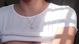 Cute amateur webcam teen girl toying pussy on webcam