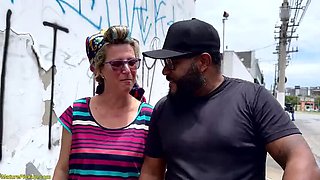 Busty Mature Granny Takes Hard Anal BBC in Van - Rough Doggy Style Fuck