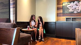 The Guys couldn't Resist when we took off our Panties in a