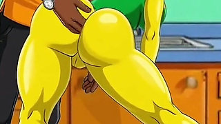 Married Housewife Fucked Anal in the Kitchen