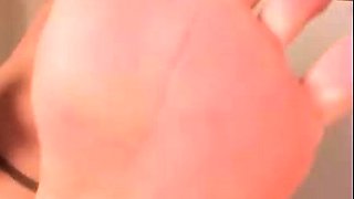 Shemale tranny enjoying solo masturbation