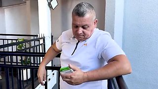 Hot Latina MILF Karen Sleent Fucks Step-Son Rough - Big Tits, Big Ass & Cum Inside POV