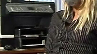 Secretary Tied to Chair Tapegagged