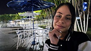 Delightful teen beauty memorable blowjob video